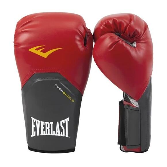 EVERLAST Elite Pro Style Training Boxing Gloves Ever Fresh - RED - 14 oz - Picture 1 of 2